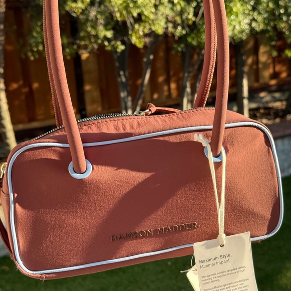 Benny Mini Bowler Bag - Choc & Blue - Picture 6 of 7